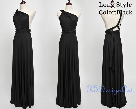 black infinity dress