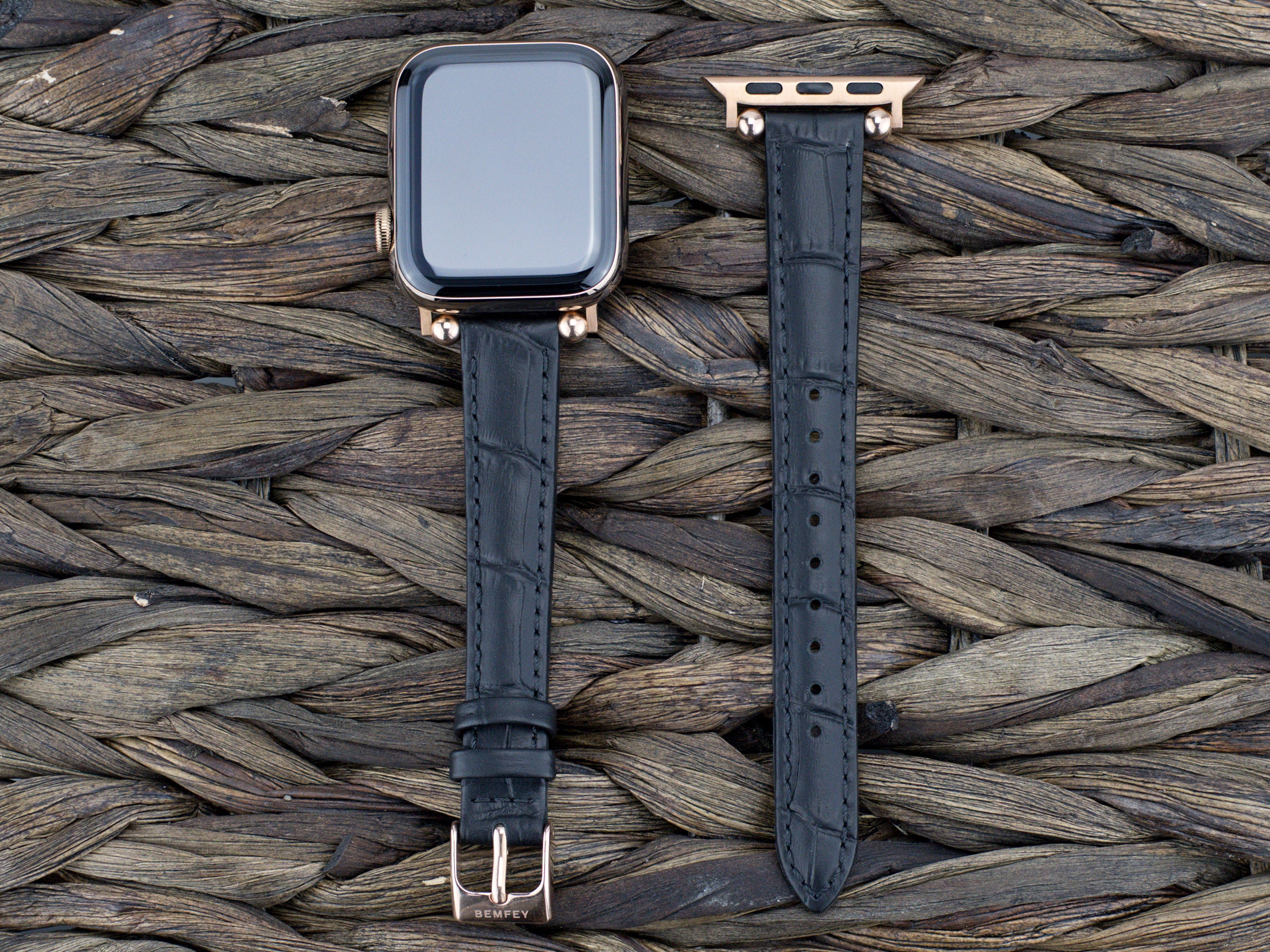 Crocodile apple watch strap best sale
