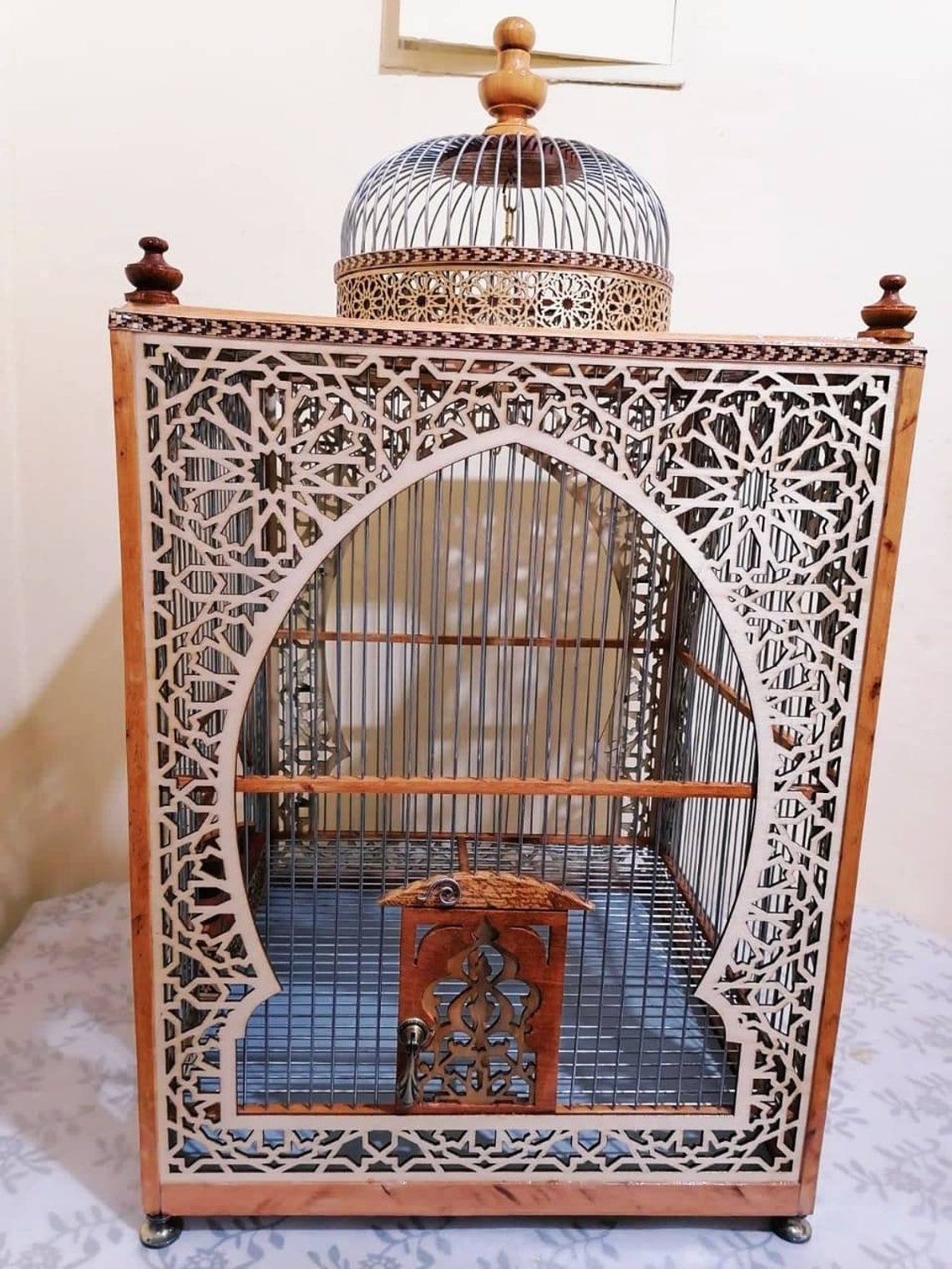 Canary cage fancy bird cage handmade wooden bird cages Etsy
