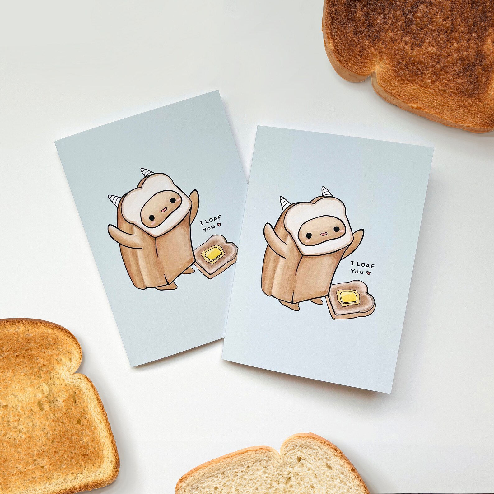 I Loaf You Card Valentine's Day Card Cute Love Card Etsy