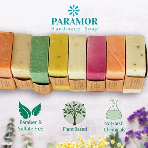 Handmade Soap Bar, Natural Bar Soaps, Cold Process Soap, Soap Gift Box, Handmade Artisan Soap, Plant Based Soap, Soap Set, Gifts for Him/Her