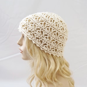Soft Pretty Crochet Women Lacy Beanie Crochet Beanie Crochet Hat Women Crochet Lacy Hat Spring Summer Hat - #CLYS1 - Choose from 30 Colors