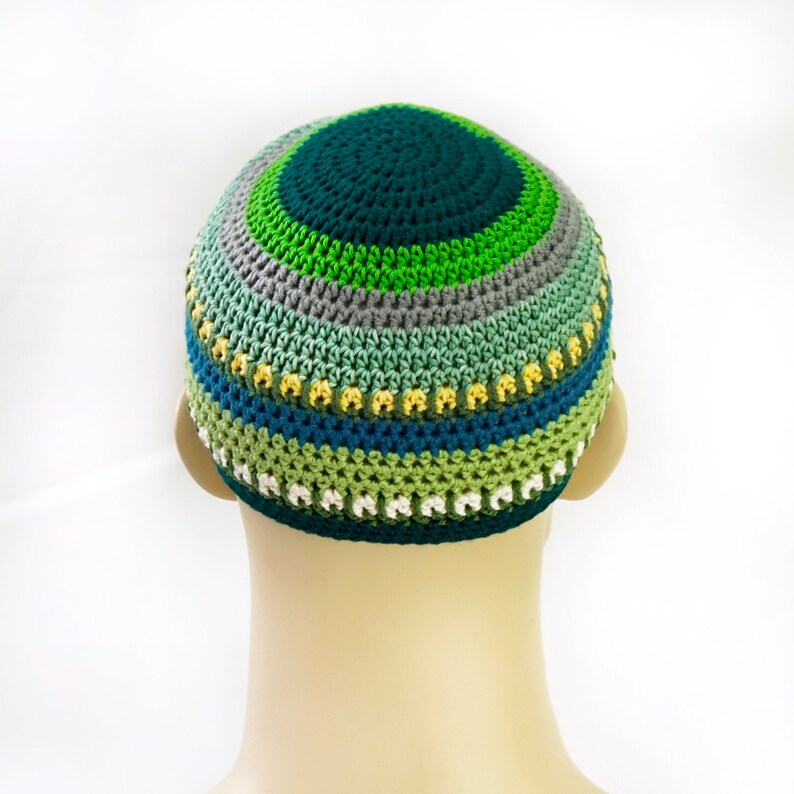 Frik Kippah Large Crochet Kippah Custom Kippot Yarmulke Jewish Kipa Mens Beanie Skull Cap Gift