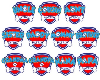 Download Paw patrol birthday shirt svg | Etsy