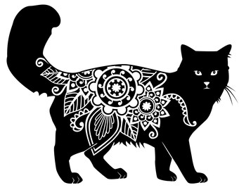 Download Free Doodle Cat Svg Etsy SVG Cut Files