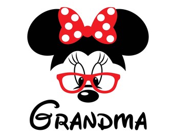 Download Grandma minnie svg | Etsy