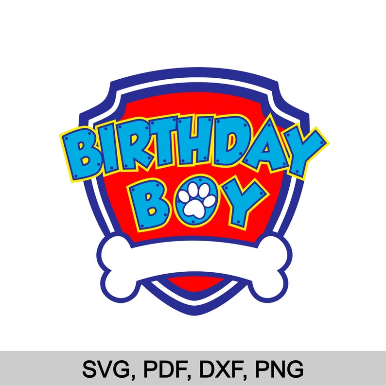 Download Paw party Birthday Boy svg Print Birthday Boy Patrol iron ...