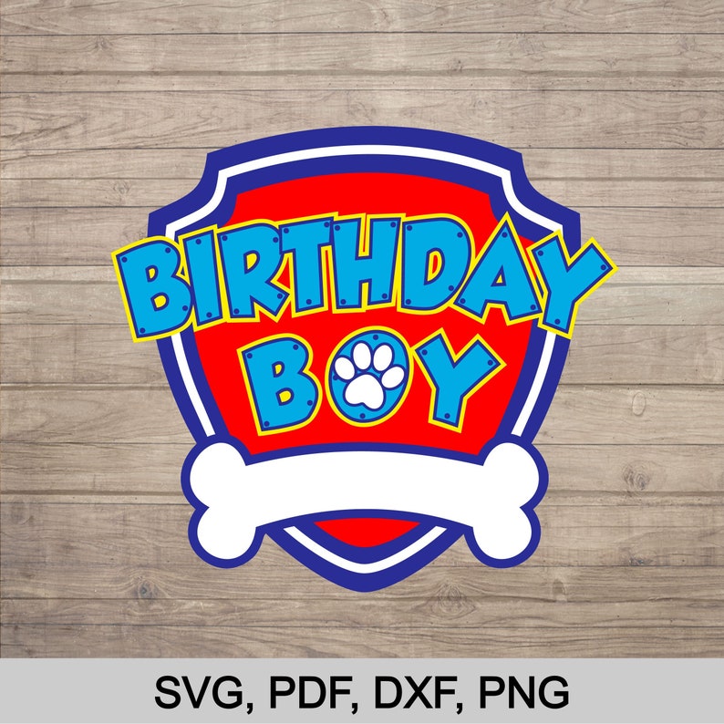 Download Birthday Boy Paw Patrol svg Print Birthday Boy Patrol iron ...