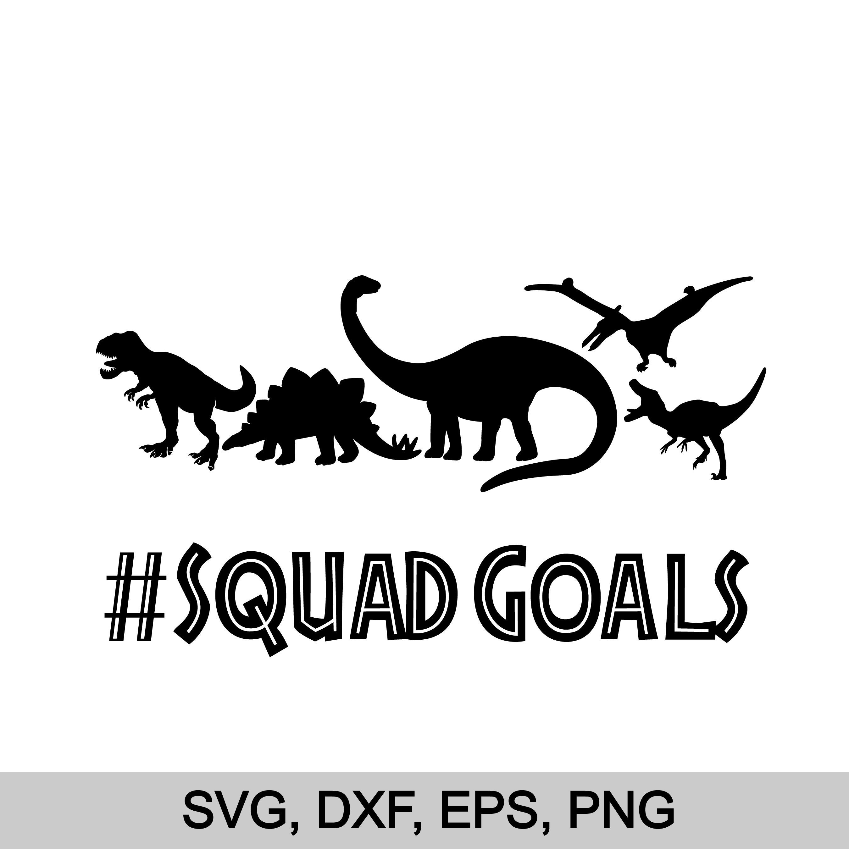 Download Dinosaur Squad Goals Dino Party Diy Dinosaur Shirt Dinosaur Etsy PSD Mockup Templates