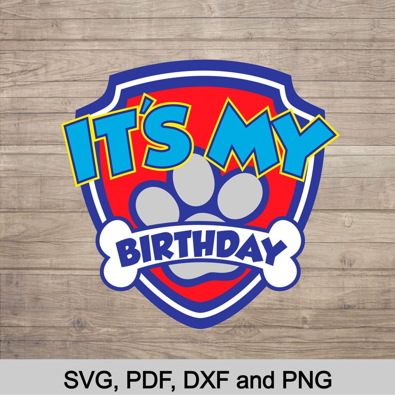 Download Paw Patrol logo SVG DIY Paw Patrol Birthday t-shirt Print on | Etsy