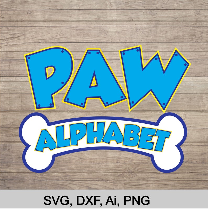 Free Free Paw Patrol Alphabet Svg Free 691 SVG PNG EPS DXF File