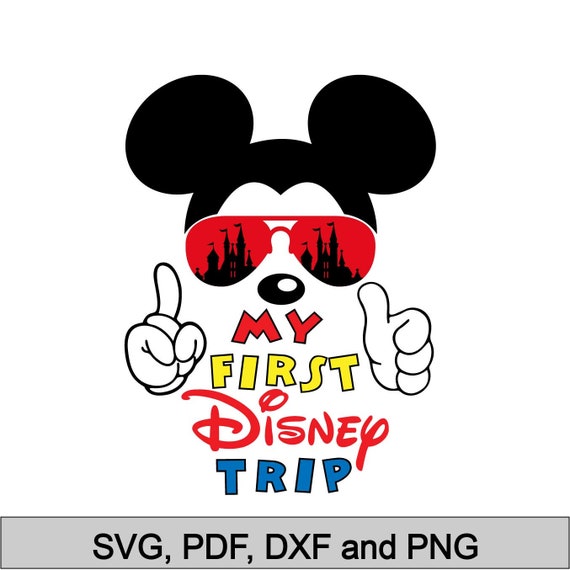 First Disney Trip svg diy Family Vacation tshirt files for ...