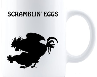 Scramblin&#39; Eggs - Cousin to Makin Bacon Coffee Mug - White