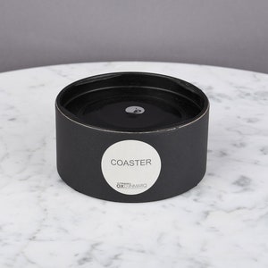 OX coaster coasters set, 5 pcs, table decor, genuine leather, round coasters image 10