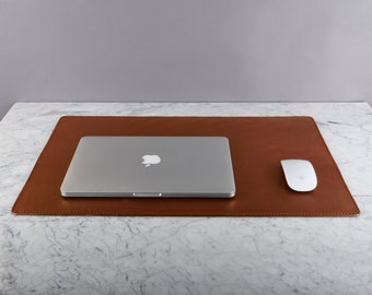 DESKON mat - desk accessories, office decor, mouse pad, genuine leather mousepad
