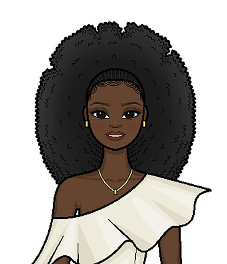 Award Show Diva Symone Printable Paper Doll High Fashion - Etsy