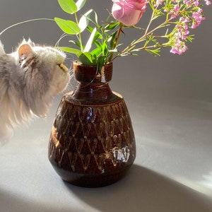 Einar Johansen vase poterie danoise des années 1960 design.