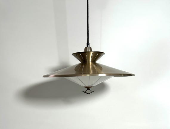 1960s デンマーク製 チーク ガラス ペンダントライト 1960s デンマーク製 チーク ガラス ペンダントライト 1960s デンマーク