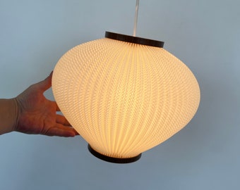 Lars Schoiler for Hoyrup Lighting,  pearlshade vintage pendant light, Danish Mid-century design