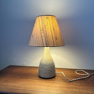 Einar Johansen vintage Lamp Base pre Soeholm 1950s danish design textured semi-glazed ceramics