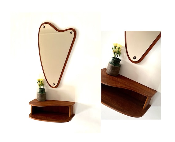 FloatingTeak Wood Knife Shelf FloatingTeak Wood Knife Shelf