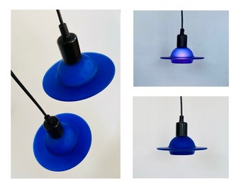 80s ヴィンテージ デンマーク製 E.S Horn ペンダントライト 青 アウトレット ショップ家具・インテリア - 80s ヴィンテージ