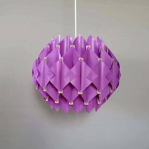 Rare purple Butterfly pendant light, by Lars Schiøler for Hoyrup lighting,  Danish Mid-century design, vintage ceiling lamp