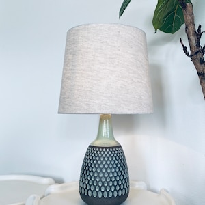 Rare and beautiful Einar Johansen vintage Lamp Base pre Soeholm 1950s danish design textured semi-glazed ceramics