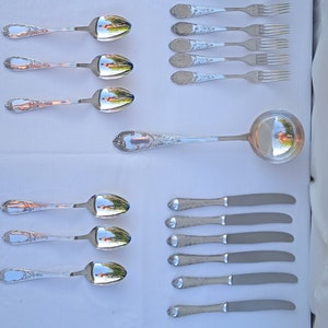 Rostfrei Solingen - Cutlery (19) - Art Deco - Silver plated steel - Germany