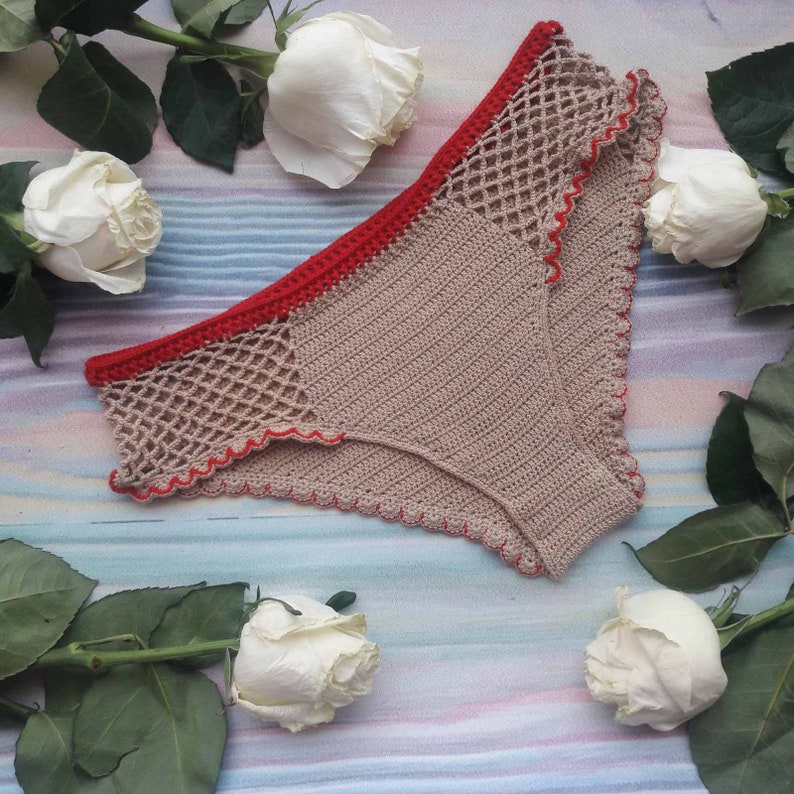 Crochet Pattern bikini With Mesh Crochet Swimsuit Etsy