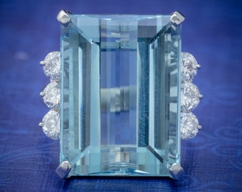 Emerald Cut Aquamarine Etsy