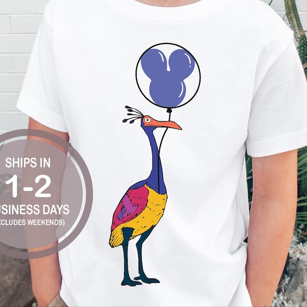 Kevin Up Mickey Balloon Shirt, Pixar Shirt, Cute Disney Kids Shirts, Disney Epcot Shirt, Disney World Shirt, Disneyland Shirt