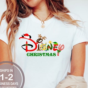 Disney Christmas Shirt, Mickey Christmas Shirt, Disney World Christmas Shirt, Disney Christmas Family Shirt, Disneyland Christmas Shirt