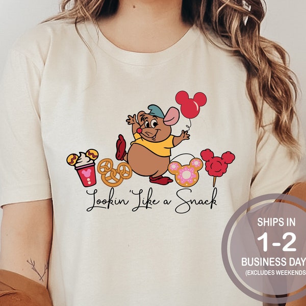 Lookin' Like A Snack Disney Shirt, Gus Gus Shirt, LDisney Snacks Shirt, Disneyland Shirt, Disney World Shirt, Funny Disney Shirt
