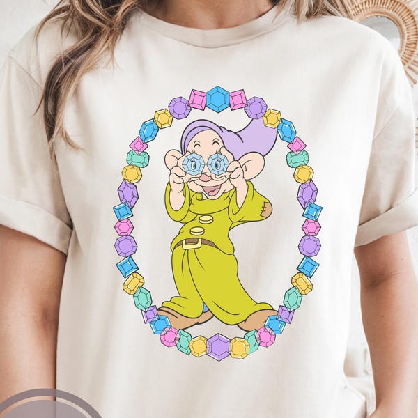 Dopey Gems Shirt, Disney World Shirt, Seven Dwarfs Shirt, Mine Train Shirt, Magic Kingdom Shirt, Snow White Shirt