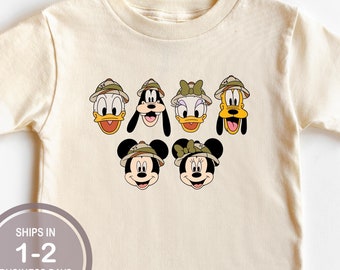 Mickey Mouse Animal Kingdom Shirt, Boys Girls Disney Shirt, Kilimanjaro Safari Shirt, Disney Leopard Youth Shirt, Animal Print Disney Shirt