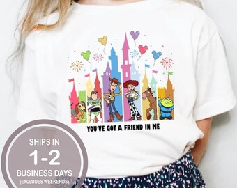 Colorful You've Got A Friend In Me Shirt, Disney Toy Story Shirt, Buzz Lightyear Shirt, Woody Shirt, Kids Shirt, Toddler Shirt, Youth Shirt