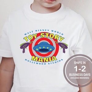 Toy Story Mania Shirt, Woody Buzz Lightyear Disney Shirt, Kids Disney World Shirt, Toddler Disneyland Shirt, Youth Shirt, Disney Shirts