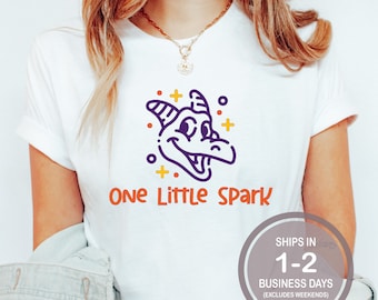 One Little Spark Shirt, Retro Disney Shirt, Figment Disney Shirt, Epcot Shirt, Walt Disney World Shirt, Journey Into Imagination
