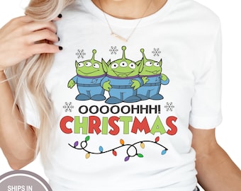 Toy Story Aliens Christmas Shirts, Hollywood Studios Christmas Shirt, Toy Story Christmas Shirt, Ooooh Christmas