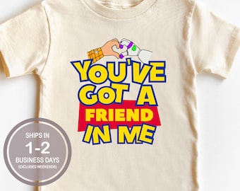 You've Got A Friend In Me Shirt, Woody Hand Heart Shirt, Toy Story Shirt, Toy Story Land Shirt, Youth Disney Shirt, Disney World Shirt