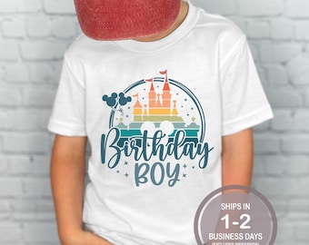 Birthday Boy Disney Shirt, Disney Birthday Shirt, Happiest Birthday Boy On Earth Shirt, Disneyland Disney World Birthday Shirt