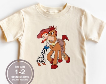 Chemises Jessie, chemise Toy Story, chemise Disneyland pour fille, chemise Frontierland, Toy Story Land, chemise de cow-girl, jeunesse Disney World