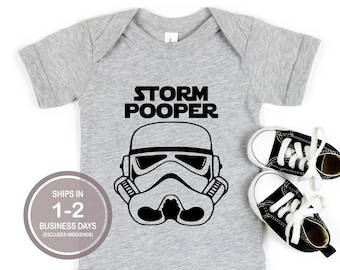 Storm Pooper Bodysuit Shirt, Star Wars Baby Shirt, Cute Baby Disney Shirt, Galaxy's Edge Kids Shirt, Disney Baby Shirt, Disney Baby Shower