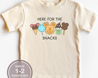 I'm Here For The Snacks Shirt, Cute Disney Shirt, Mickey Bar Churro Shirt, Brother Sister Disney Snack Shirt, Disneyland Disney World Shirt