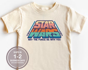 Retro Star Wars Lightsaber Classic Shirt, Jedi Shirt, Star Wars Jedi Disney Shirt, Kids Disney World Shirt, Hollywood Studios Boy Shirt