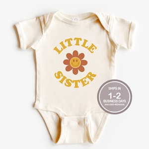 Little Sister Shirt, Little Sister Onesie, Baby Girl Shirt, Sister Shirts, Sibling Shirt
