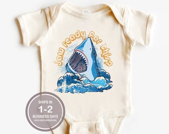 Jaw Ready For This Shirt, Little Boys Shirt, Baby Shower Gift, Baby Shirt, Cute Vintage Kids Shirt, Baby, Boys, Girls, Kids, Infant, Toddler