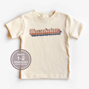Mouseketeer Shirt, Retro Mickey Mouse Shirt, Boys Mickey Shirt, Disneyland Kids Shirt, Disney World Youth Shirt, Retro Disney Shirt