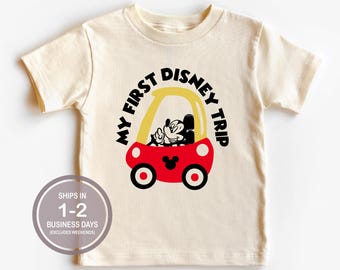 Mickey My First Disney Trip Shirt, Baby Disney Shirt, Cute Baby Disney Shirt, Girls Boys Disney Shirt, Disney World Shirt, Disneyland Shirt